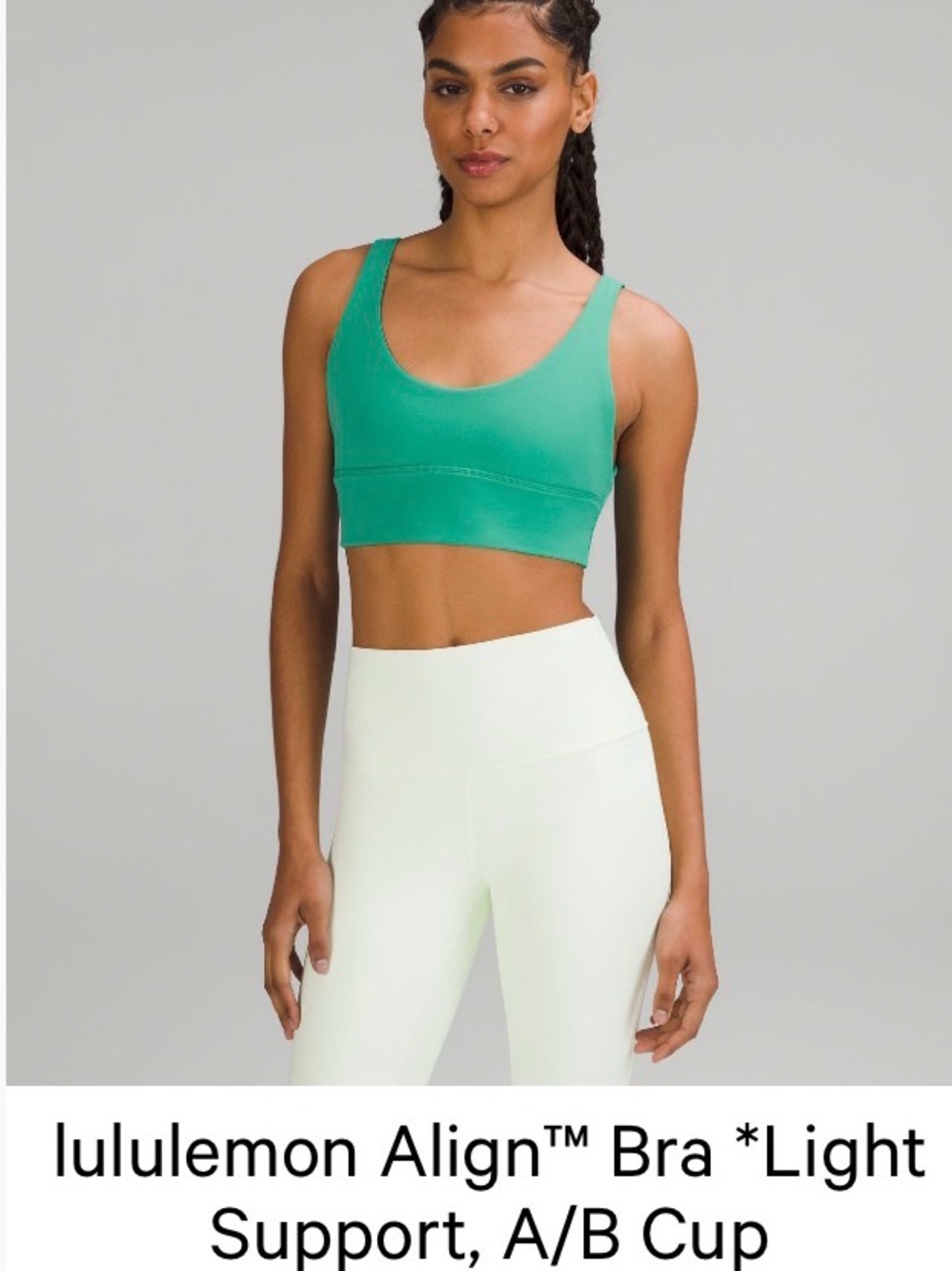 lululemon athletica Align™ Light Support Sports Bra in Green size: 8